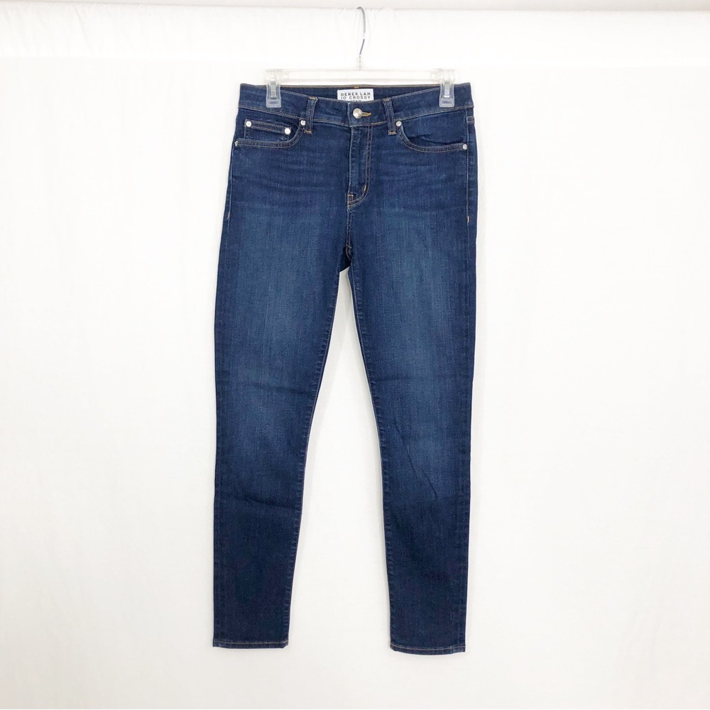 Derek Lam 10 Crosby Revolve Devi Midrise Skinny Jeans, Size 27, Blue